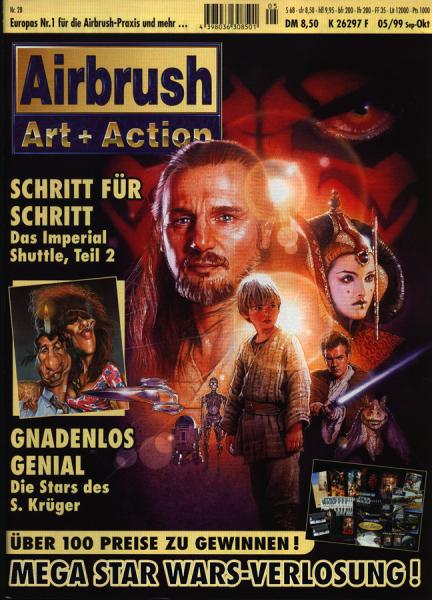 Fachzeitschrift AirbrushArt+Action Sept-Okt 99 #28