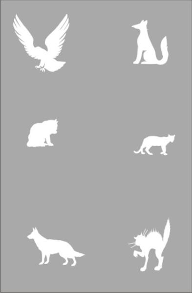 Schablone SM 571 Tiere © TopAir