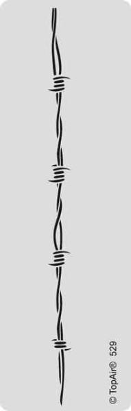 TA-529 Stacheldraht aus dünnem, strapazierfähigem Kunststoff    © TopAir