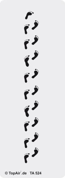 TA-524 Füsse aus dünnem, strapazierfähigem Kunststoff    © TopAir