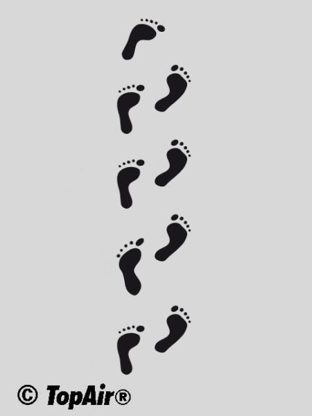 TA-524 Füsse aus dünnem, strapazierfähigem Kunststoff    © TopAir