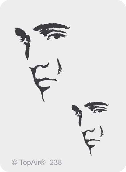 TA-238 Gesicht aus dünnem, strapazierfähigem Kunststoff    © TopAir