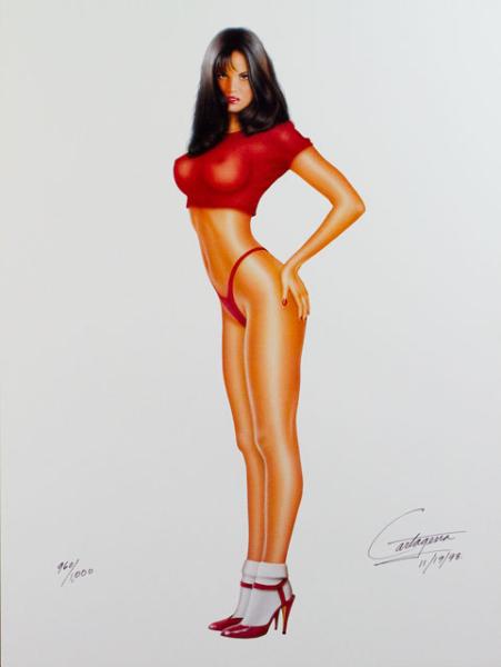 Candy - Kunstdruck von Carlos Cartagena handsigniert, lim.Auflage