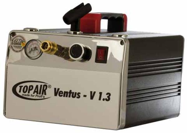 Kompressor TopAir®-Ventus V1.3, Leistungsstark und kompakt,  Automat, ölfrei - das Profigerät für bis zu 2 Arbeitsplätze