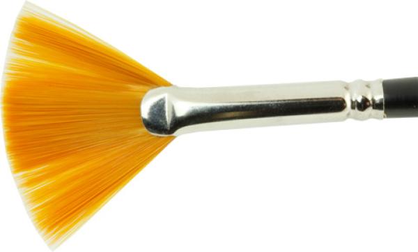 Fächerpinsel Größe 2, rötliches Torayhaar, für Make up