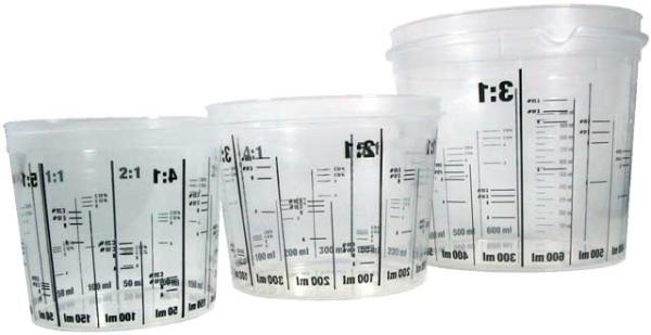 Farbmischbecher 0,385 ltr mit Meßscala