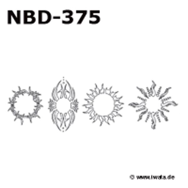 Medea BodyArt Schablone NBD-375