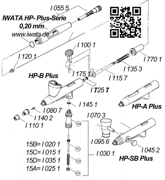 I 140 2 Düsenkappe 0,2 mm für HP
