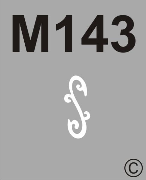 M 143 selbstklebend - Made by Geckler