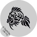 Tortenschablone Rund LM112 Fisch