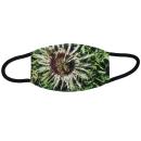 Designer Mund-Nasenschutz MNS087 Biene auf Silberdistel
