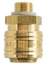 Schnellkupplung 7,2 mm/ 1/4" Aussengewinde Made in Germany