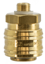 Schnellkupplung 7,2 mm mit 1/8" Aussengewinde made in Germany