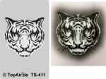 TopAir -Schablonen-Set TS-411 Tiger