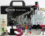 Airbrush-Profi-NailArt-KomplettSet NS 730 Neu, mit 32-ltr. Kompressor
