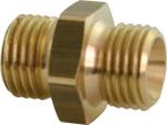 Doppelnippel 1/4" Aussengewinde beidseitig