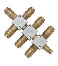 Luftverteilung Stecknippel 7,2 mm (Baukompressor) / 7 x Schnellkupplung 5,0 mm