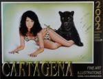 Pin up-Kalender von Carlos Cartagena - handsigniert