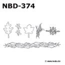Medea BodyArt Schablone NBD-374