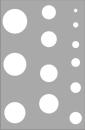 Schablone SM 553 Kreise-Kugeln © TopAir
