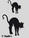 Schablone TA-269 Katze aus dünnem, strapazierfähigem Kunststoff    © TopAir