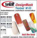 TopAir®-DesignMask M 03-5 Testset - Packung mit 5 verschieden Motiven - Made by Geckler