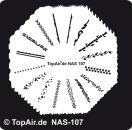 Design-Schablone NAS-107 - Zick Zack Effekt2    © TopAir