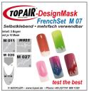 Set French, M 07-5 - Packung mit 5 verschieden Motiven - Made by Geckler