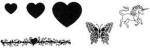 Medea BodyArt Schablonen-Set NBD-359 Aktion