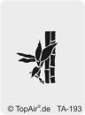 TopAir Schablone TA-193XXL-Bambus, aus dünnem, strapazierfähigem Kunststoff